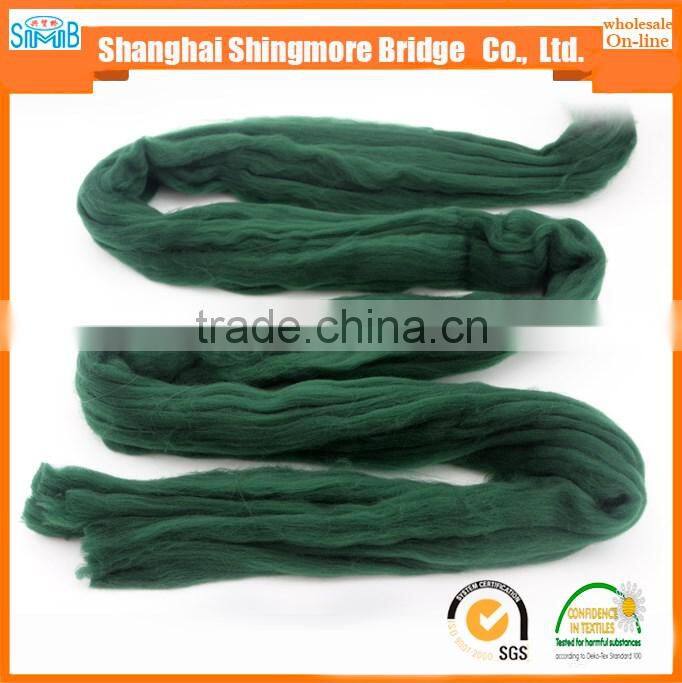 Alibaba gold supplier Shanghai Shingmore Bridge hot wholesale polyester tops yarn for spun yarn in low price