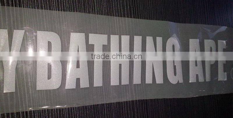 EN471 high visible reflective iron on transfer paper