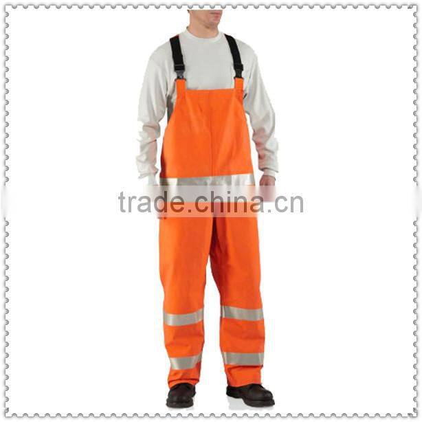 Men's Aramid Flame Resistant Rainwear Bib Overall