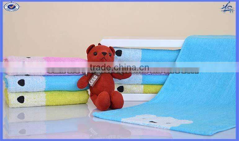 Children's towel, bamboo fiber child towel, cute bear children towel bamboo wash towel