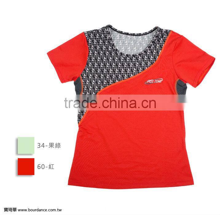 U neck 2 tone color women wear