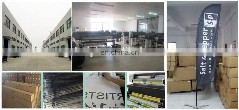 Custom flag promotional roadside display flag stand