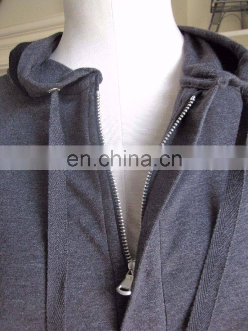 Hoddie Women's Half Zip Grey Pullover-customise Hoddie Sweatshirt-casual wear hoddie