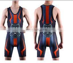 Latest design custom kids wrestling singlets