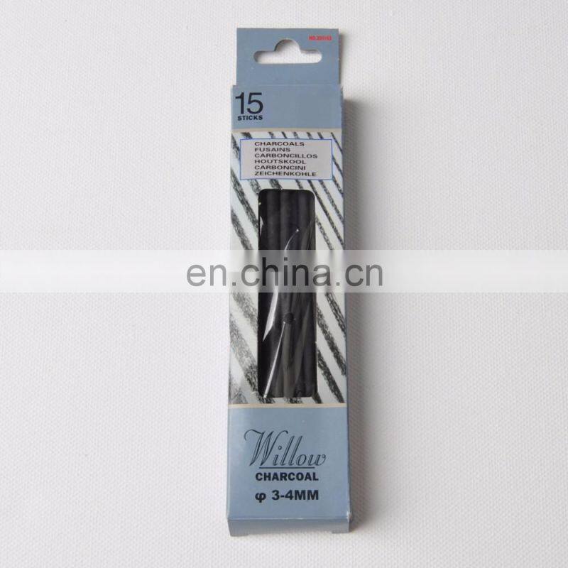 Dia. 3~4mm Round Willow Charcoal Stick Sketch Painting Charcoal