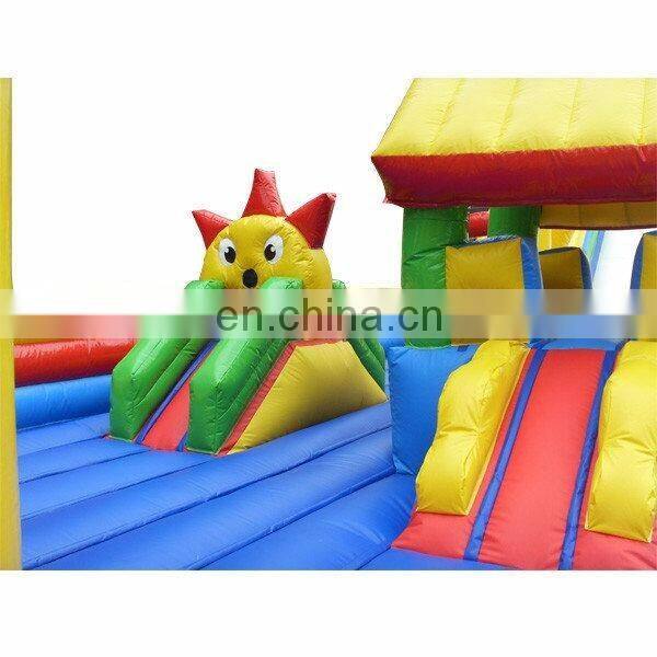 HI Good quality inflatable commercial fun city/outdoor rent amusement park/children inflatable play zone