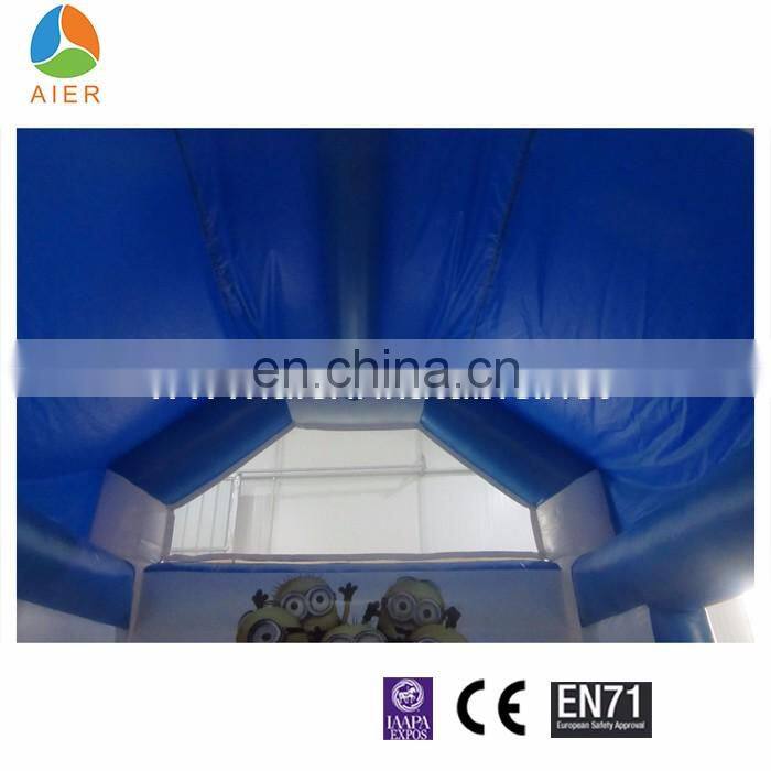 2016 new season promote inflatable bouncer with slide children inflatable play land cheap inflatable bouncer with slide for sale