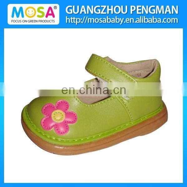 Handmade High Quality Girl Leather Dress breathable Shoe