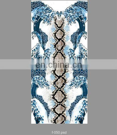 32S Satin Digital Printed Cotton Spandex fabric