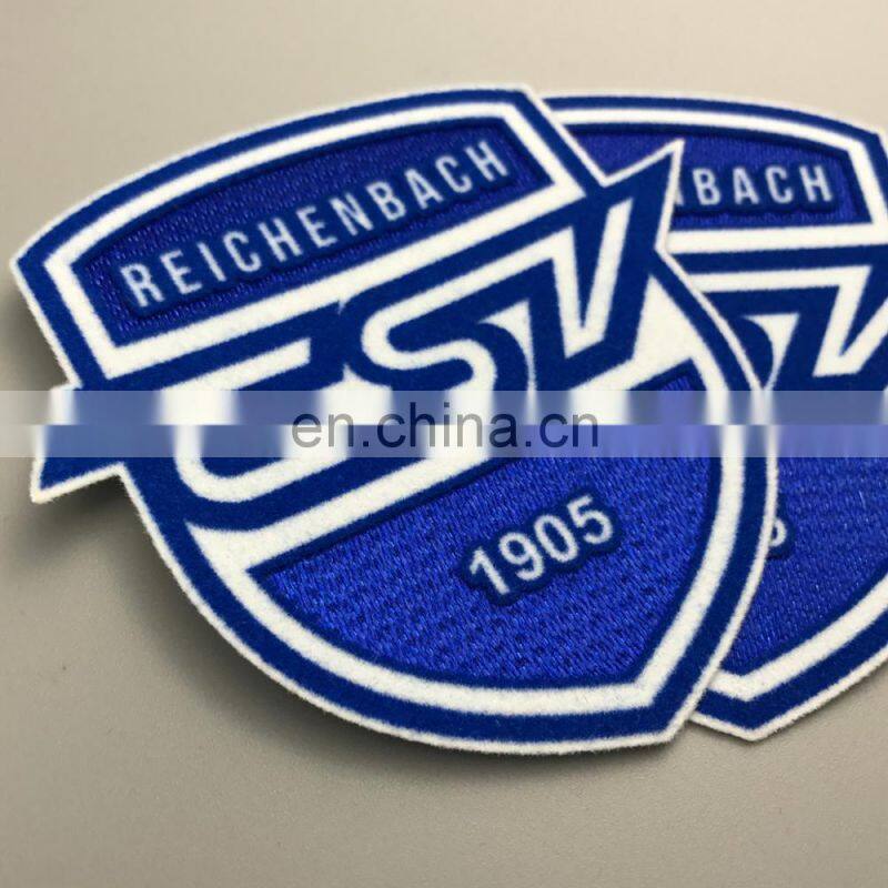 Football team shirt flock printing patches