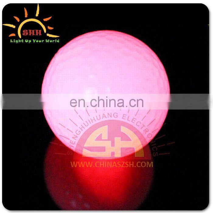 Novelty Flashing LED Golf Ball Wholesale Multi-Color Flashing Led Golf Ball