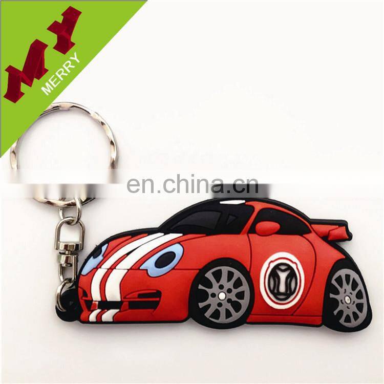 Promotional crafts wholesale car keychain / pvc keychain
