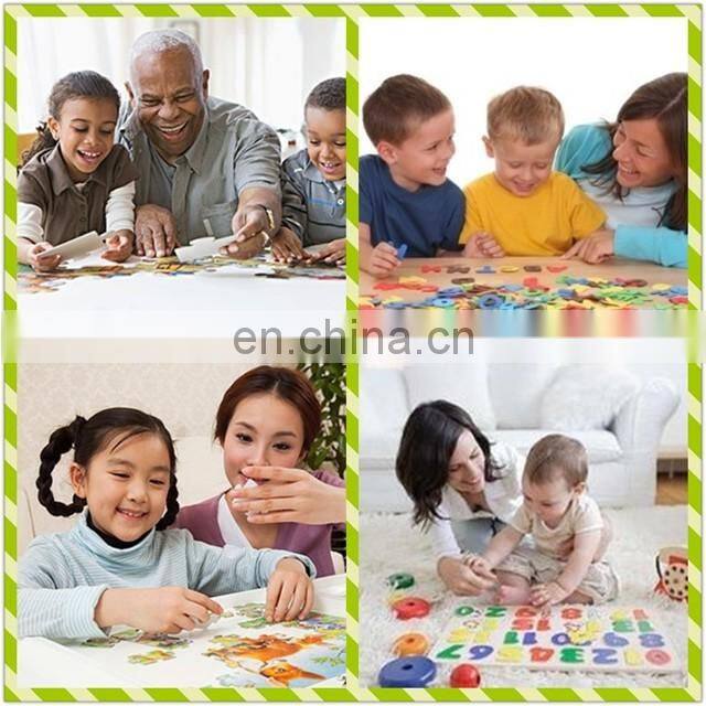 OEM colorful logo games puzzle / wooden puzzle wholesale