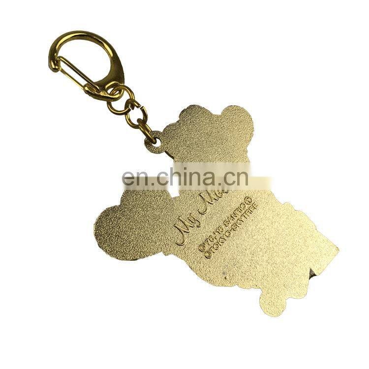 Promotional Gifts Cheap Custom Cartoon Cute Keychains For Kids