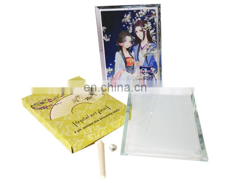 Fashion Designed Sublimation Glass Frame glass sublimation photo frame