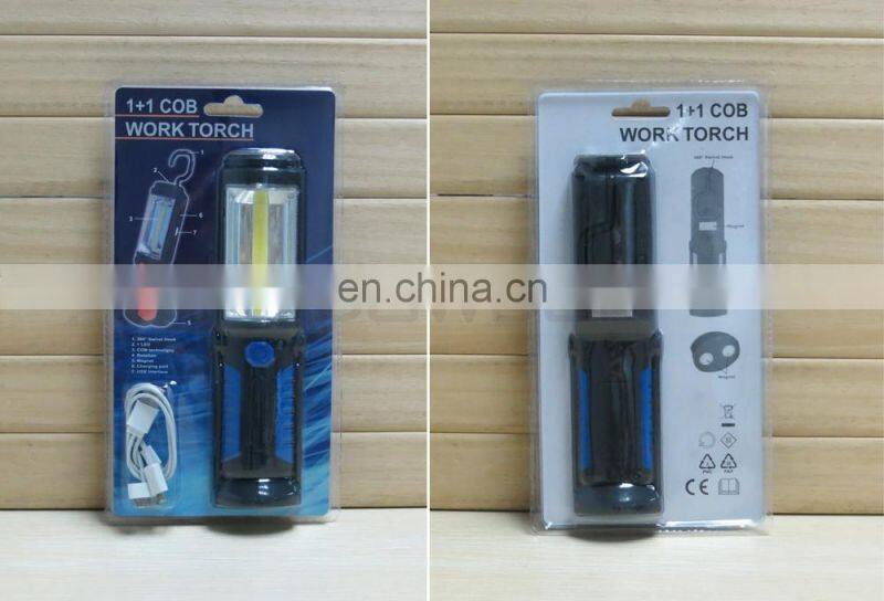 Adjusting Stand Magnetic Hook Swiveling LED Flashlight Emergency Work Light
