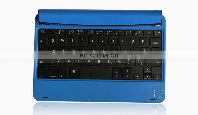 Colorful Ultra Thin Aluminium Bluetooth Keyboard Case for iPad Mini Keyboard
