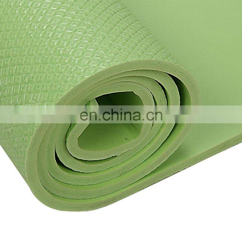 High Density Fitness Mat Custom Logo Design Pro Cheap 6MM PVC Yoga Mats
