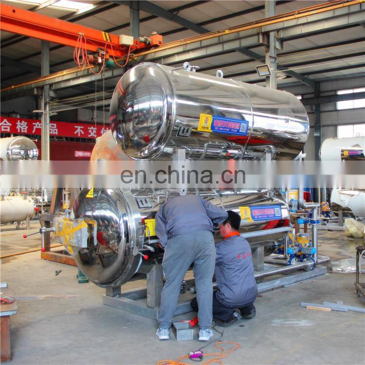 Steam cooking retort sterilizer machine