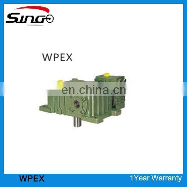 WPEX1400 rpm motor speed reduce gearbox 155-250
