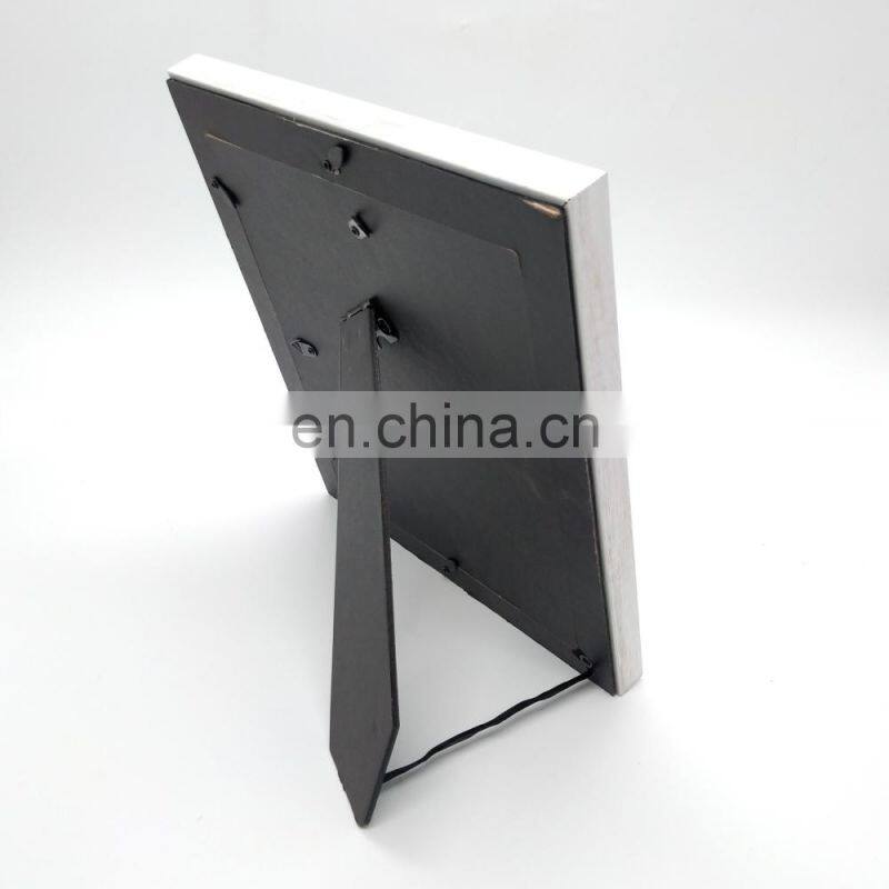 Wholesale Simple Art Glass Picture Frame For Wedding Transparent Glass Panel Photo Frame