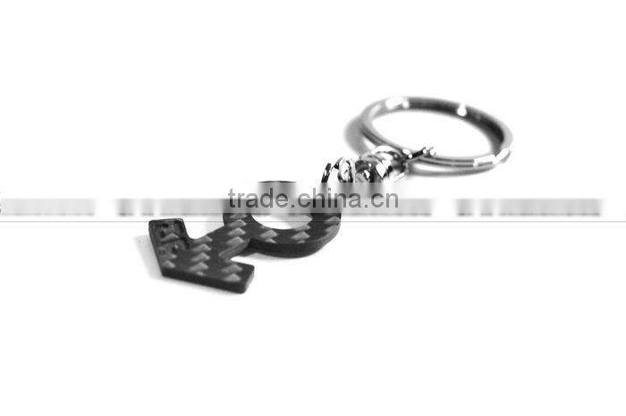 Fashionable Premium Carbon Fiber Male Key Ring