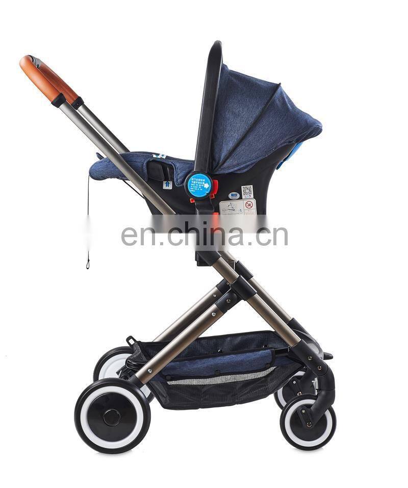 factory 2 in 1 aluminum alloy frame foldable pram pushchair stroller
