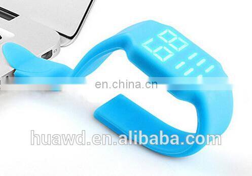 wholesale factory good quality silicon usb flash drives high speed usb flash disk with led watch for bracelet