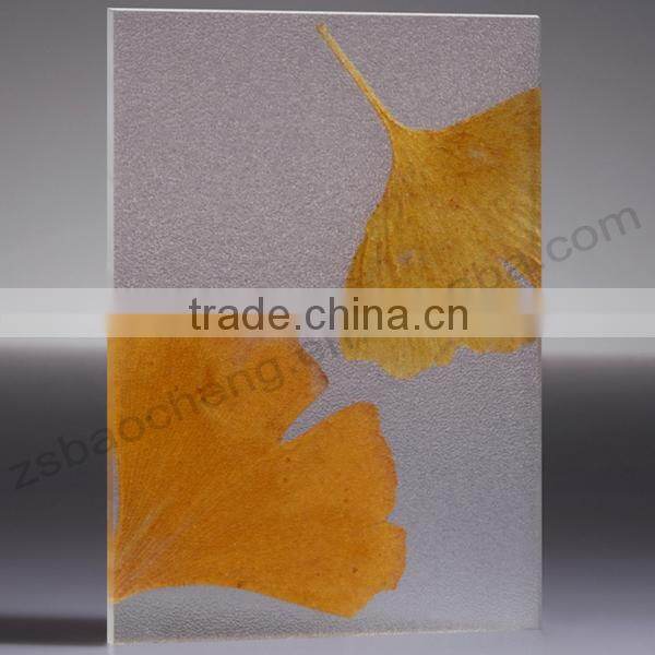 China Manufacturer indoor partition translucent acrylic panels