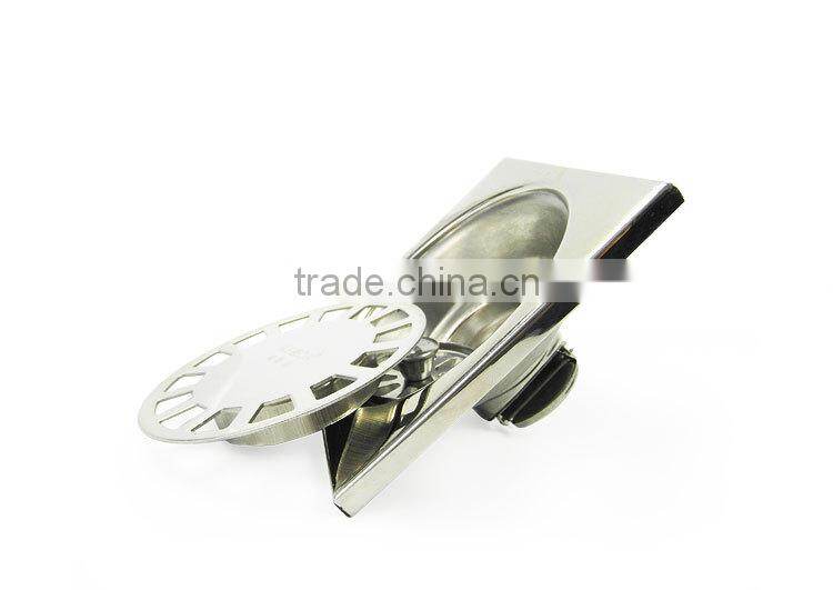 WESDA 3.5inch High Quality Double sealing Brass Floor drain,rectangular floor drain,floor drains stainless steel