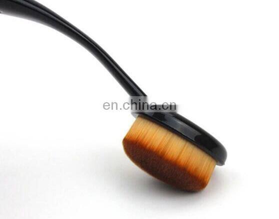 High quality toothbrush shape single professional foundation coloring uniform multi-purpose high-gloss easy makeup brush
