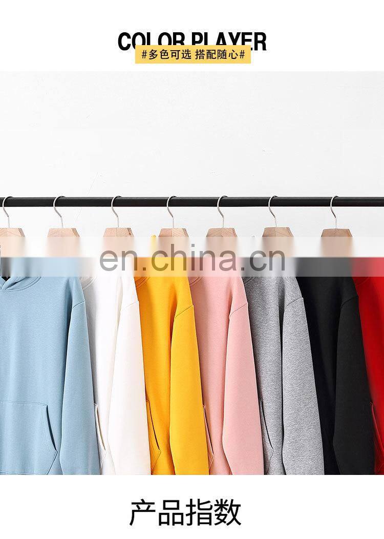 Customized 100% cotton fox velvet jacket men's pullover hoodie