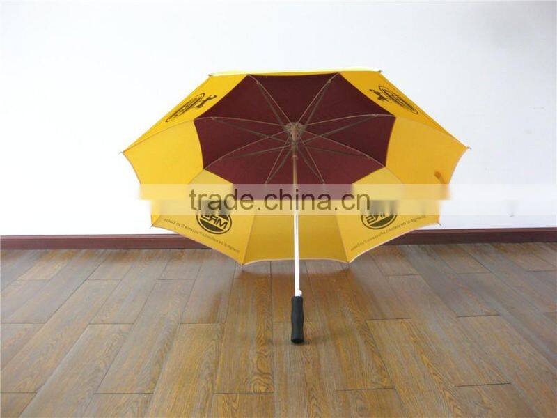 23inch high quality automatic aluminum stick umbrella