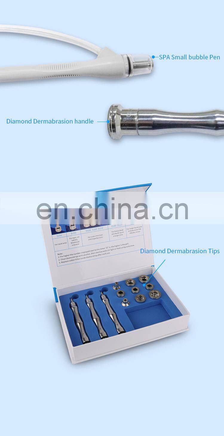Anti-aging Diamond Dermabrasion Machine SPA9.0 Small Bubble Cleansing Microdermabrasion Facial Instrument Deep Moisturizing