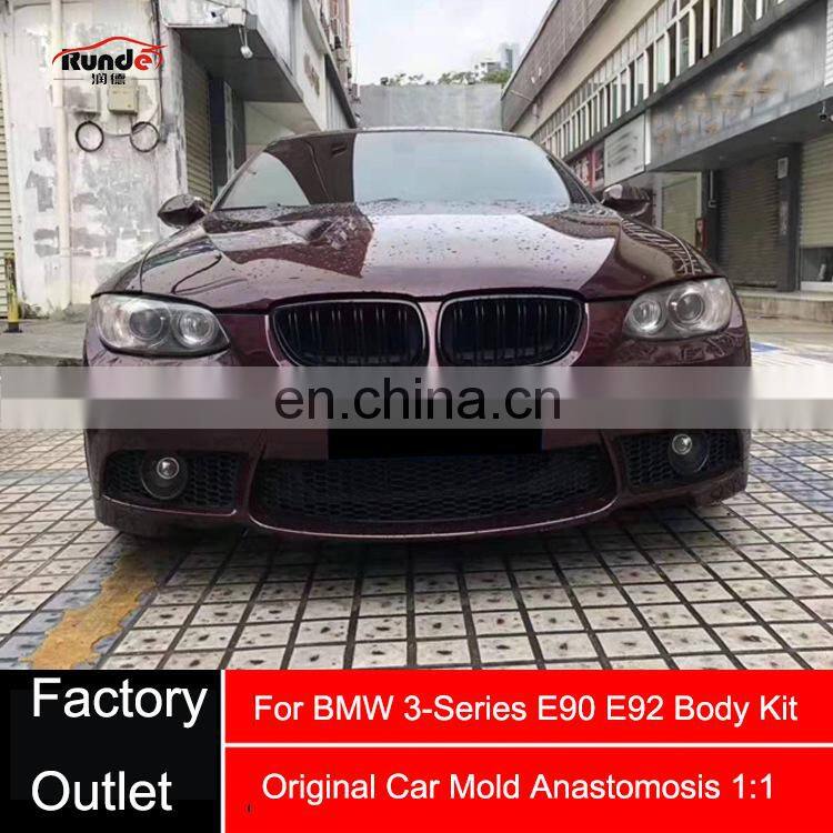 Runde 2021 Body Kit For BMW 3-Series E92 E93 Upgrade M3 Style Body Kits Front Car Bumpers Fog Lights Fenders Hoods