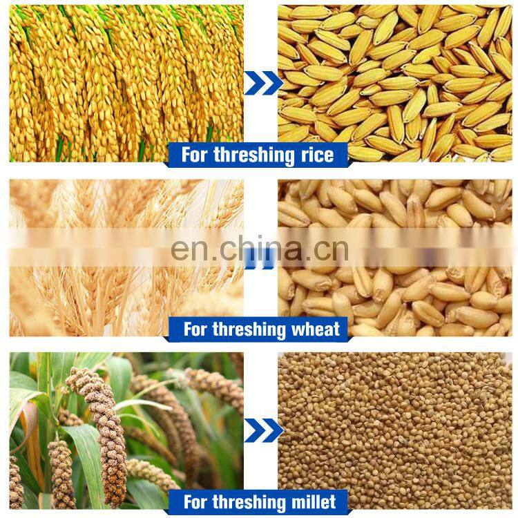 home-used small manual portable rice/bean/wheat thresher/mini rice thresher