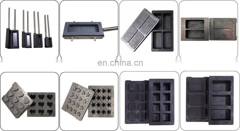 Customized Dimension High Pure Gold Jewelry Graphite Mold