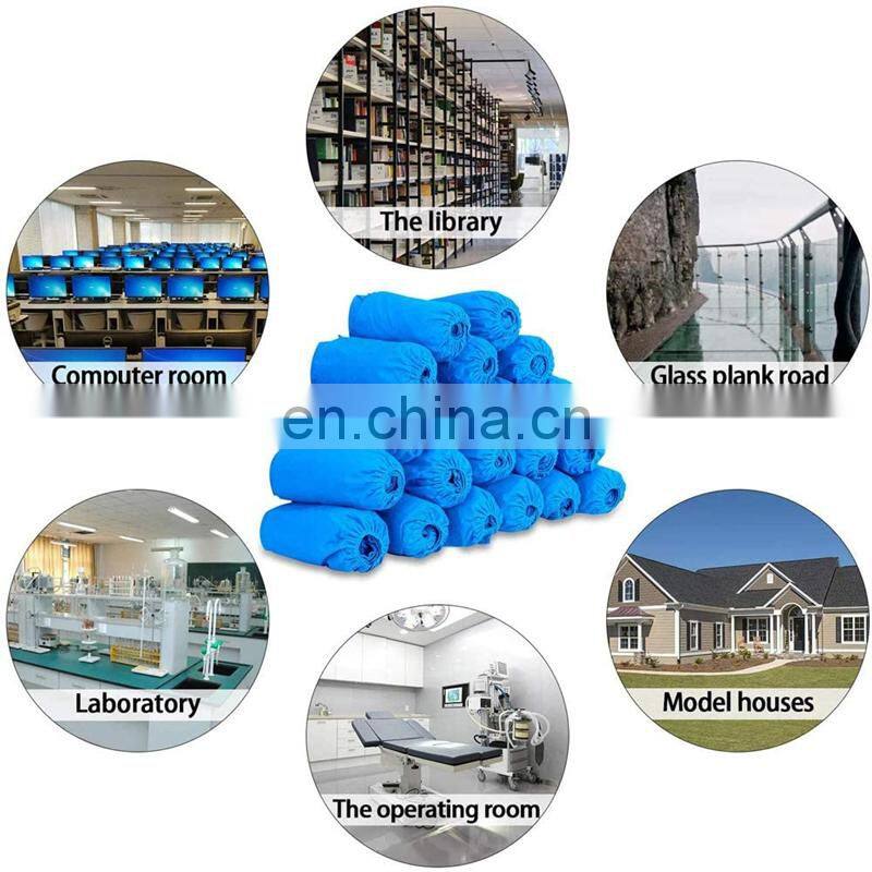 SC400 ultrasonic protective Disposable non-woven Fabric Shoes Cover making Machine