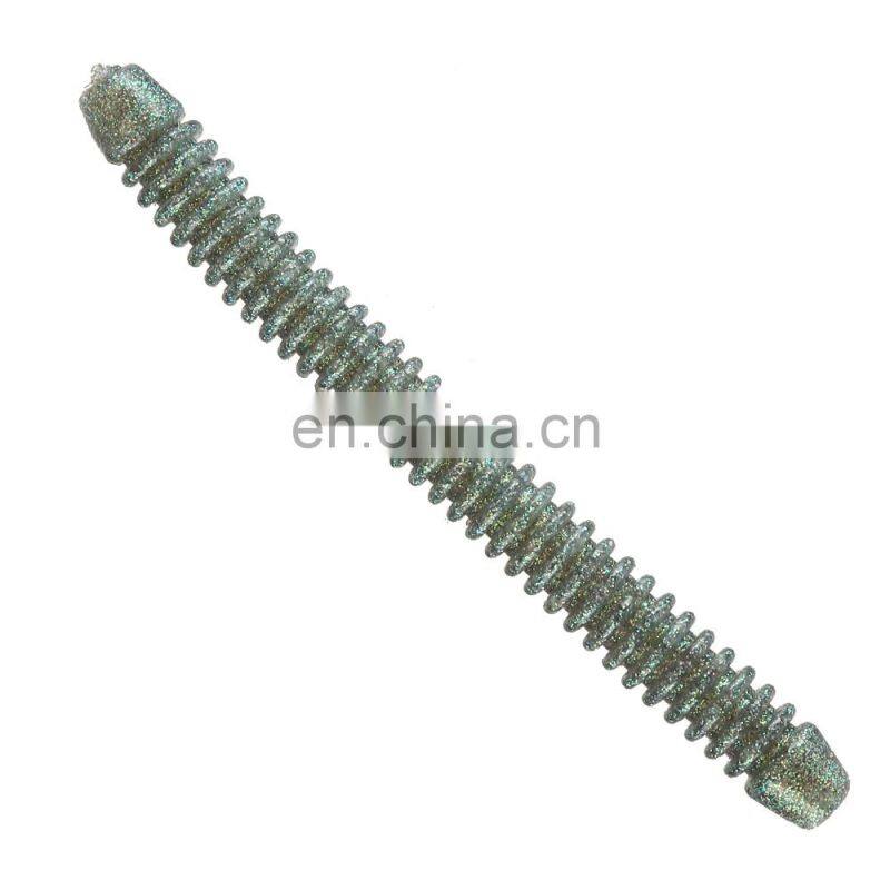 JOHNCOO Soft Lure 10.5cm 6.7g Plastic Maggot Worms Bass Fishing Lure Artificial Bait Wacky Fishing Lures