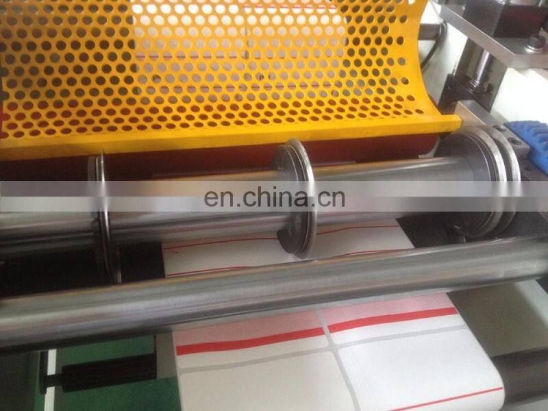 roll to sheet cutting machine for Printed PVC /Paper/PET/Fabric