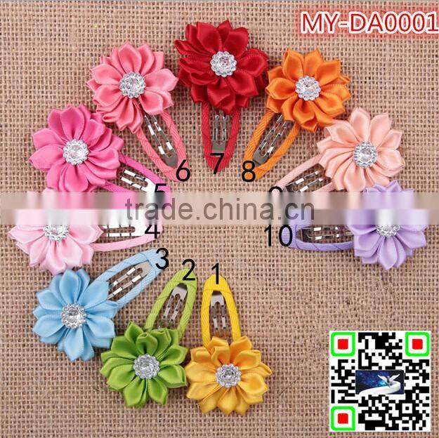 fashion handmade hairpin sun flower BB hair clip shape lovely girl hairpin & flower princess children hair accessory MY-DA0001