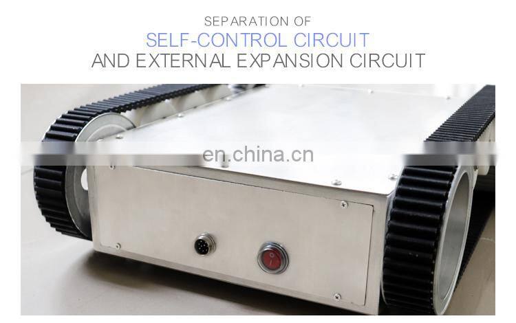 Small size UGV swing arm robot chassis for anrrow space inspection