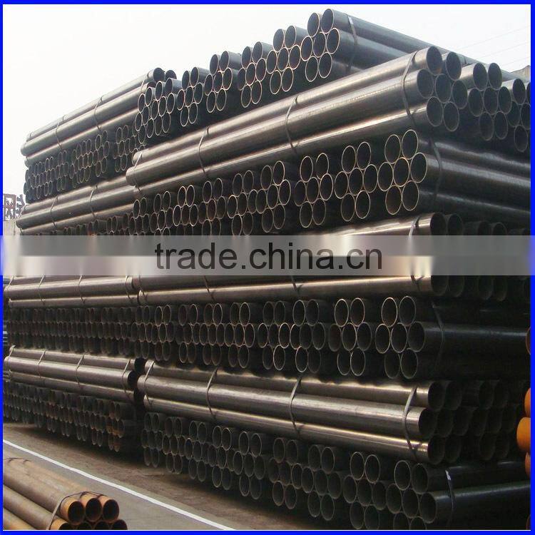 Schedule 40 black welded steel pipe with lowest price and high quality