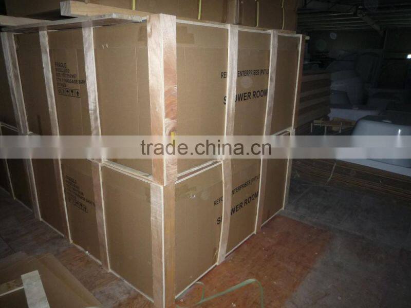 cheap corner bathroom massage bathtub with 100% resin inforced by hand