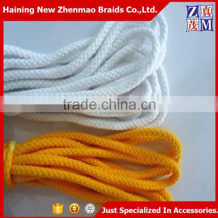China Zhejiang wholesale 100% braided cotton rope