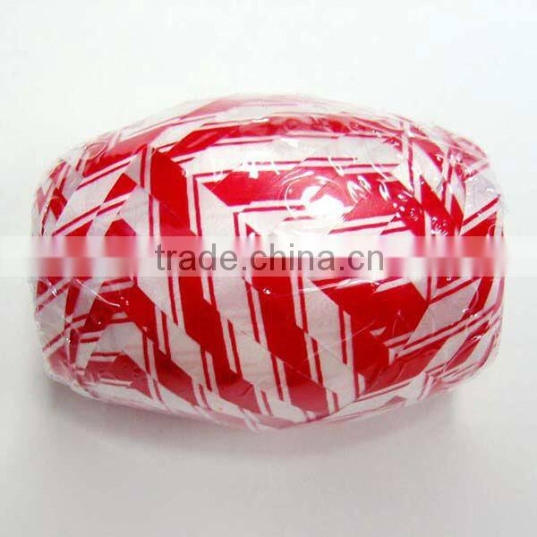 2016 Hot Sale! Colorful 5mm*10m Raffra Paper Ribbon Egg for Gift Packing and celebration wedding,decoration Christmas,party