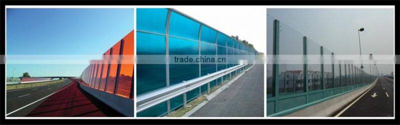 Green polycarbonate sheet for factory awning