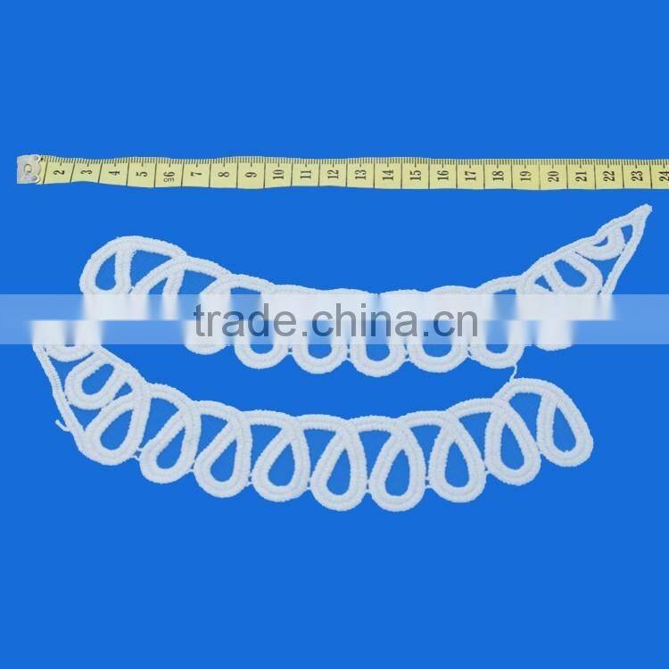 New design promotional lace trim wholesale collar neck designs decorations patterns for dresses