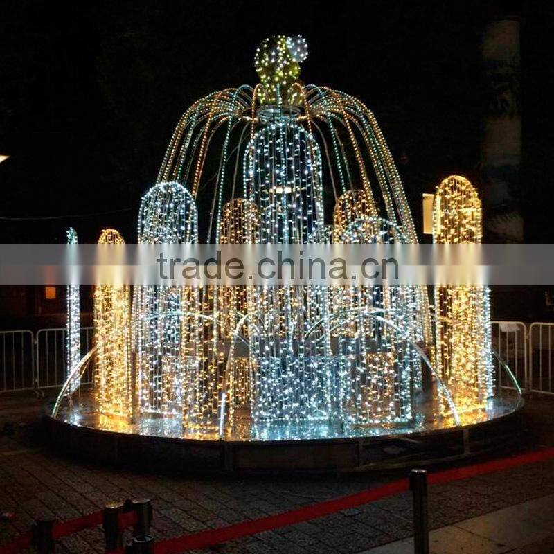 Fountain lamp light motif 3D Motif Light Decoration