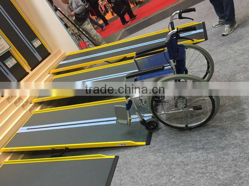 Lightweight and Best-selling Portable wheelchair ramps for home for wheelchair, electric wheelchair and etc